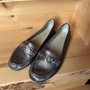 Coach Women's Metallic Loafers